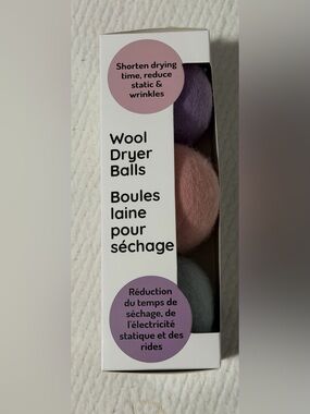✨New✨ melii: Wool Dryer Balls (Reusable) Pack of 3